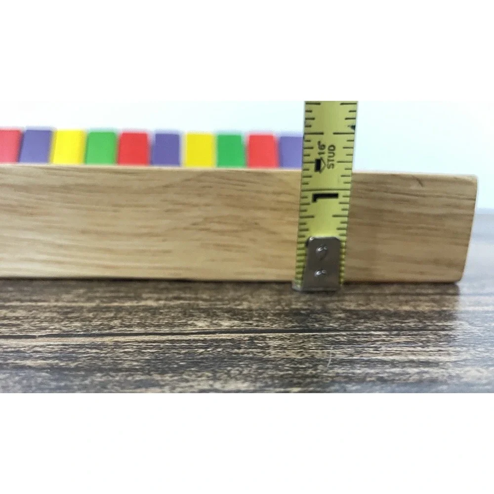 Shut The Box Dice Game Wooden Game Board Cover 12 Made In Thailand